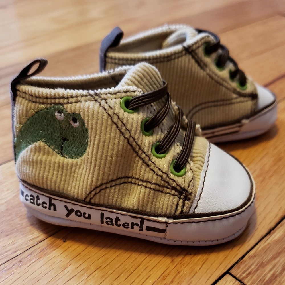 Newborn baby Dino shoes